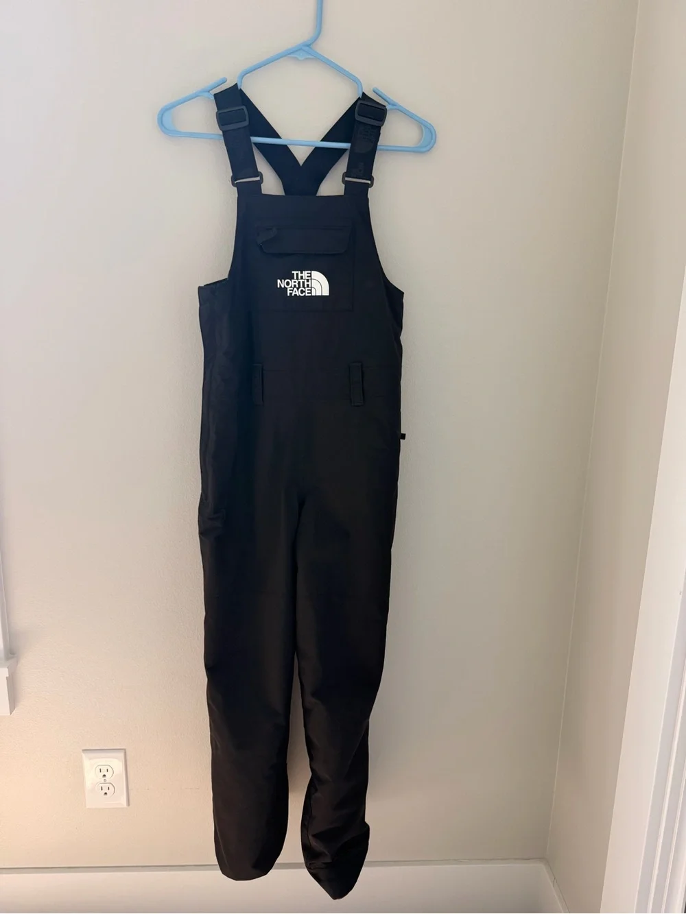 The North Face Youth Front Logo Freedom Snow Bibs.